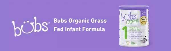 Bubs Organic Grass Fed Follow-On Formula Stage 2, Infants 6-12 months, Made with Organic Milk, 28.2 oz - Organic stage 1 header