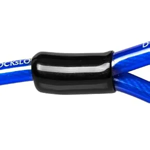 DocksLocks Anti Theft Weatherproof Straight Security Cable with Reinforced Looped Ends for Bike, Kayak and More, 25ft - Double secured bike locks heavy duty anti theft