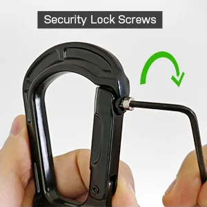 Double Circle Quick Adjust Numbered Straps for Gymnastic Rings - Carabiner System and Exercise Video Guide for Full Body Workout, Calisthenics, and Home Gym - Carabiner lock