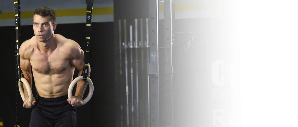 Double Circle Quick Adjust Numbered Straps for Gymnastic Rings - Carabiner System and Exercise Video Guide for Full Body Workout, Calisthenics, and Home Gym - Double Circle Gymnastic Rings