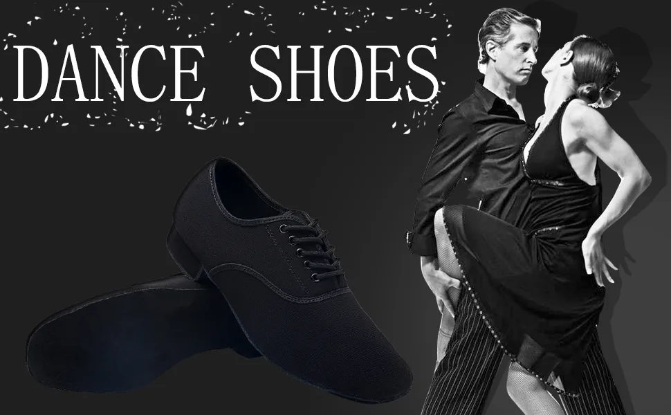 Hannser Men's Professional Latin Dance Shoes Salsa Ballroom Jazz Tango Waltz Performance Modern Dance Shoes 9 - dance shoes