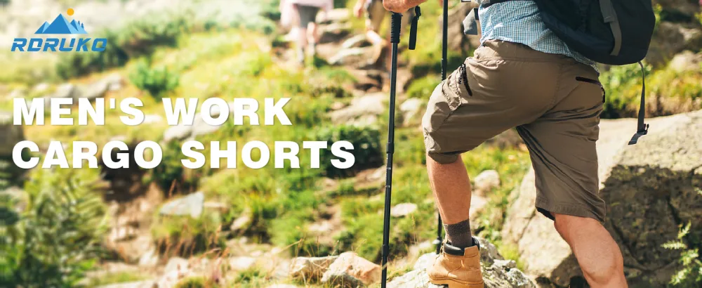 Rdruko Men's Cargo Shorts Quick Dry Lightweight Work Golf Casual Outdoor Shorts 5 Pockets Dark Grey 36 - mens cargo shorts