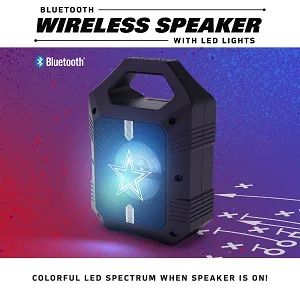 SOAR NFL Unisex ShockBox XL Wireless Bluetooth Speaker Chicago Bears One Size Team Color - product information 6