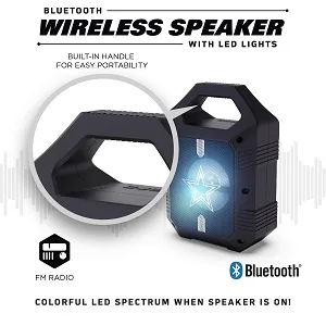 SOAR NFL Unisex ShockBox XL Wireless Bluetooth Speaker Chicago Bears One Size Team Color - product information 7