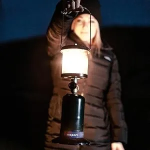 Stansport 2 Mantle Propane Lantern Clear Glass - propane lantern camping