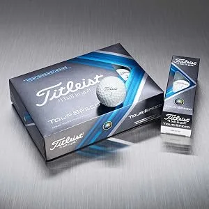Titleist Tour Speed Golf Balls (One Dozen) White - 2022 Titleist Tour Speed