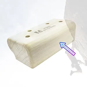 TWO STONES Campus Rungs Set for Campus Board, Campus Board Holds for Bouldering Training, Wood Rock Climbing Holds for Campus Board Rungs - Climbing Holds Edge