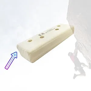 TWO STONES Campus Rungs Set for Campus Board, Campus Board Holds for Bouldering Training, Wood Rock Climbing Holds for Campus Board Rungs - small Jug