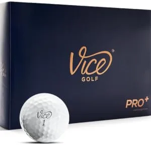 Vice Pro Plus Golf Balls (Package May Vary) White - golf balls, golf