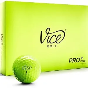 Vice Pro Plus Golf Balls (Package May Vary) White - golf balls, golf
