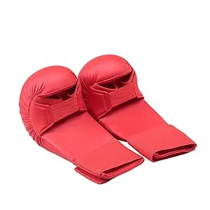 Wesing WKF Sparing Karate Gloves Without Thumb Protection Blue Red Blue Small - product information 6