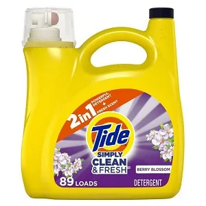 Tide Simply Liquid Laundry Detergent Berry Blossom, 89 loads - product information 3