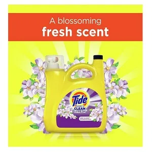 Tide Simply Liquid Laundry Detergent Berry Blossom, 89 loads - product information 6