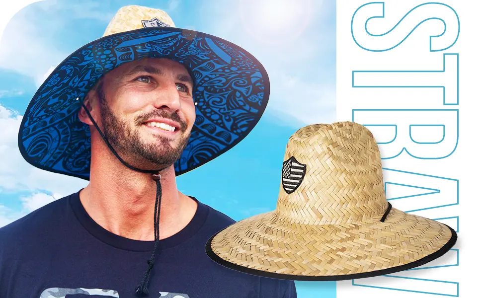 S A Company Summer Straw Hats Mens Sun Hat Straw Beach Hat for UV Sun Protection with 3 UV Face Shield Neck Gaiter Included Multicolor - Straw Hats