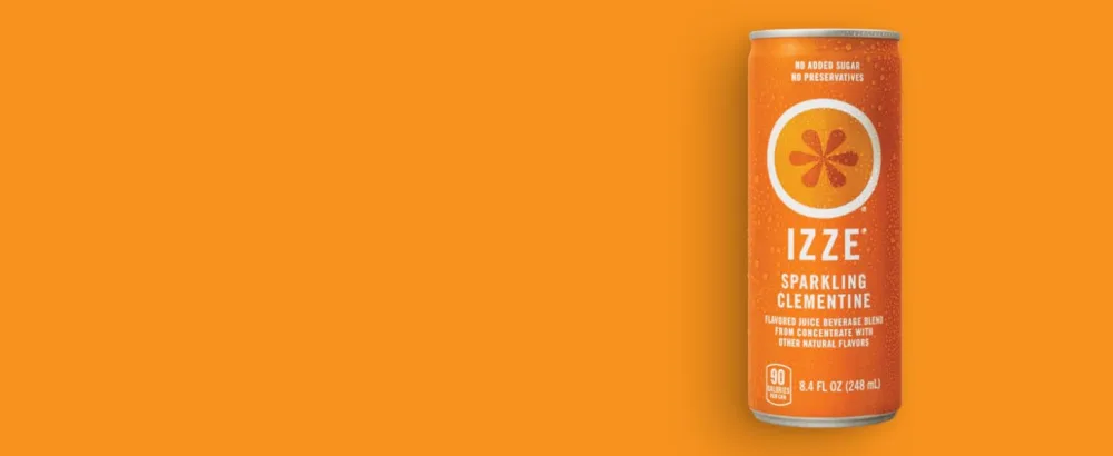 IZZE Sparkling Juice, Clementine, 8.4 Fl Oz (12 Count) - clementine