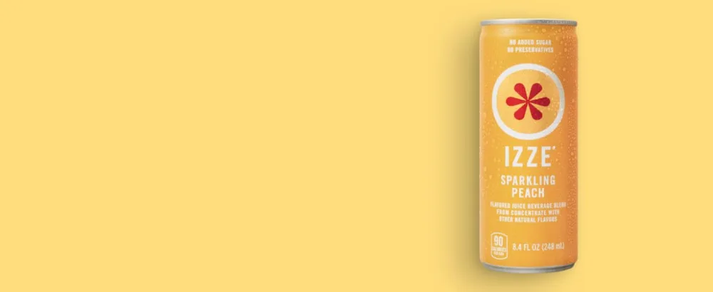 IZZE Sparkling Juice, Clementine, 8.4 Fl Oz (12 Count) - peach
