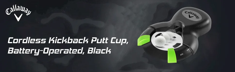 Callaway Kickback Cordless Automatic Indoor Putting Cup with Ball Return - PUTT CUP