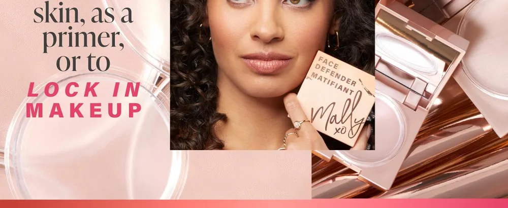 Mally Beauty Evercolor Poreless Face Defender - Primer or Setting Powder - Long-Lasting Matte Finish - Face Defender Translucent - Everyday Size 0.46 Oz 0.46 Ounce (Pack of 1) - Face Defender (Rebrand)
