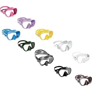 Cressi Frameless Scuba Dive Mask Clear/Clear/Black  - product information 6