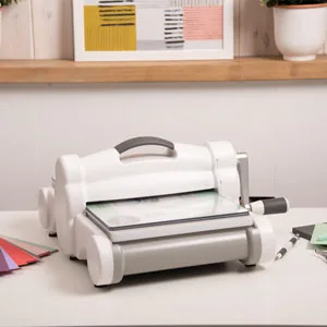 Sizzix Sidekick Starter Kit 661770 Portable Manual Die Cutting & Embossing Machine for Arts & Crafts, Scrapbooking & Cardmaking, 6.35 cm Opening Sidekick Starter Kit Embossing Machine - big shot plus