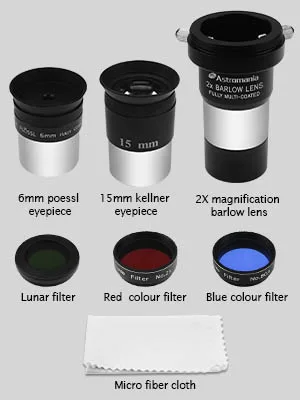Astromania Accessory Kit Telescope Fully-Coated eyepieces - product information 2