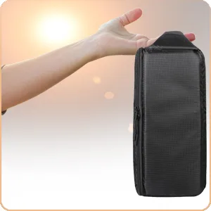 AYVANBER Roomy Camera Protective Bag Insert Waterproof Lens Pouch Shockproof DSLR SLR Carrying Case with Thicken Partition Padded Liner for Sony Canon Nikon Camera Flash Light & Accessories - Roomy Camera Protective Bag Portable Handle