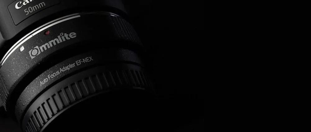 Commlite CM-EF-EOS R Lens Adapter, Electronic Auto-Focus EF to R Mount Adapter for Canon EF/EF-S Lens to EOS R, EOS RP, EOS R6, EOS R5 Series Mirrorless Cameras - product information 1