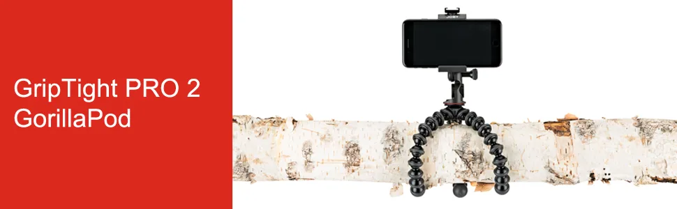 Joby GripTight GorillaPod PRO 2, Black/Charcoal - Joby Griptight Pro 2 Gorillapod JB01551