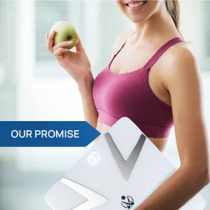 INEVIFIT Smart Body Fat Scale, Highly Accurate Bluetooth Digital Bathroom Body Composition Analyzer, Measures Weight, Body Fat, Water, Muscle, BMI, Visceral Fat & Bone Mass for Unlimited Users White - Bluetooth Body Fat Scale