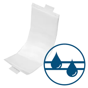 NorthShore EternaDry Booster Pads for Men and Women with Adhesive, Medium, Pack/30 Medium (Pack of 30) - Flow Through Design