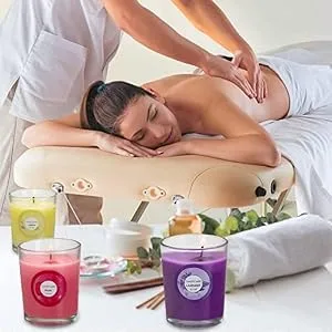 20 Pack Strong Scented Candles Gift Set with 10 Fragrances for Home and Women, Aromatherapy Soy Wax Glass Jar Candle - Relax
