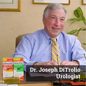 Urinozinc Plus - Prostate Supplement with Beta Sitosterol & Saw Palmetto  Reduce Frequent Urination Concerns & Support your Prostate Health, 180 Caplets - Dr. Joseph