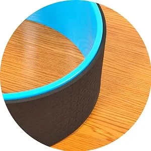 BalanceFrom Yoga Wheel for Stretching Dharma Yoga Prop Wheel, Comfortable Support for Yoga Poses and Backbends Black - product information 4