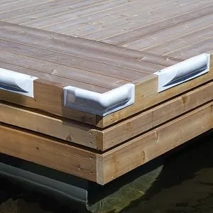 Dock Edge + Dock Guard Dock Bumper Kit White 1 Corner - bumper