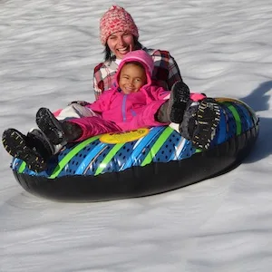 Flexible Flyer Snow Tube Sled. Round Inflatable Pool Float for Kids & Adults 2 Person Xl - product information 2