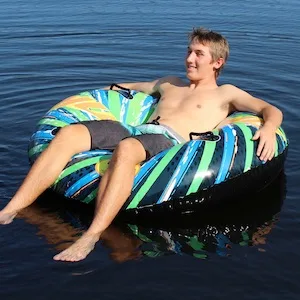 Flexible Flyer Snow Tube Sled. Round Inflatable Pool Float for Kids & Adults 2 Person Xl - product information 3