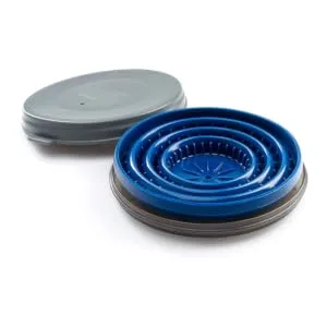 GSI Outdoors Gourmet Pour-Over Java Set I Travel Drip Coffee Set I Reusable Coffee Drip Filter & Collapsible Cone Fits All Coffee Cups & Mugs for Caravan, RV, Camping & Backpacking PourOver Set with JavaMill - Java Drip Specs
