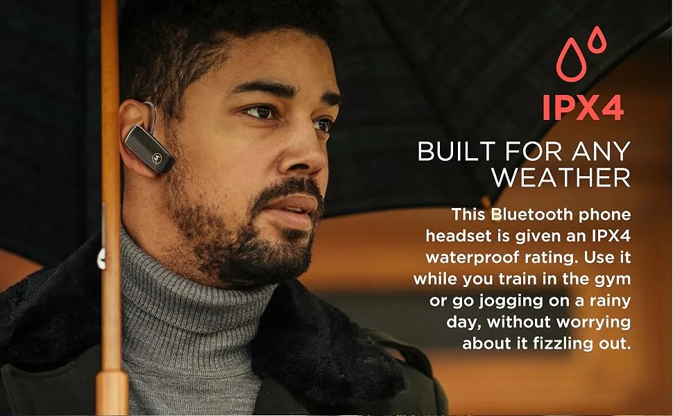 Motorola HK385 Bluetooth Earpiece - Wireless Mono Headset with CVC