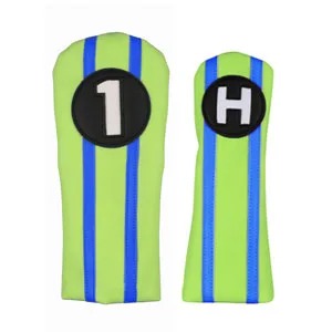 Orlimar ATS Junior Boys' Lime/Blue Series Individual Golf Clubs (Ages 3-5) Right Hand Driver - Orlimar ATS Junior headcovers for 3-5 year old boys and girls
