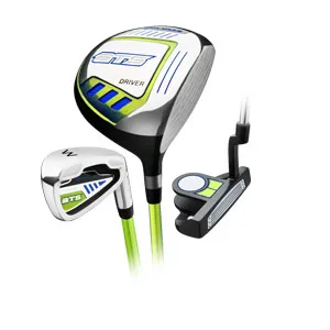 Orlimar ATS Junior Boys' Lime/Blue Series Individual Golf Clubs (Ages 3-5) Right Hand Driver - Orlimar ATS Lime/Blue series junior driver, wedge and putter