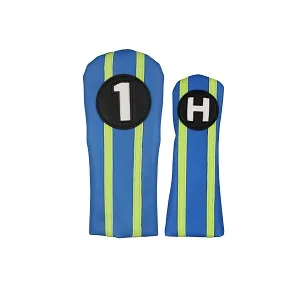 Orlimar ATS Junior Boys' Blue/Lime Series Individual Golf Clubs (Ages 5-8) Right Hand Driver - Orlimat ATS Junior headcovers for 5-8 year old boys