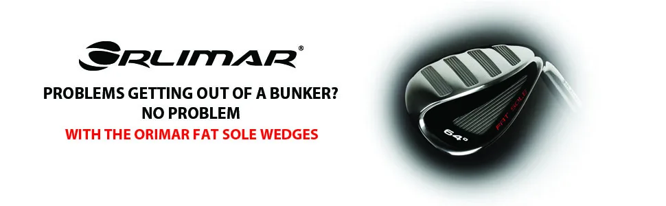 Orlimar Golf Fat Sole Wedges | Game-Improvement, High-Lofted Wedges | Escape Bunkers and Trouble 64 Degree - text