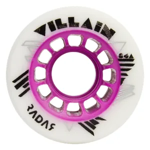 Radar Wheels - Villain - Hybrid Roller Skate Wheels - 4 Pack of 38mm x 59mm 84A Wheels - skates rollerskates outdoor roller rollar patines adult toddler girls womens quad roll outside moxi