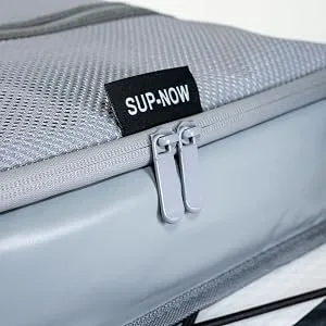 SUP-NOW Paddleboard Accessories Cooler & Deck Bag in One V2 Gray - Large Zippers