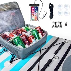 SUP-NOW Paddleboard Accessories Cooler & Deck Bag in One V2 Gray - Paddleboard Cooler