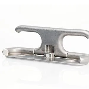 Thorn Boat Folding Cleat Flip Up Dock Cleat Eagle Handle Washed Stainless Steel Color 2pcs 6 inch 2pcs - folding cleat