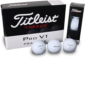 Titleist Pro V1 Practice Golf Balls, White (One Dozen) - product information 2