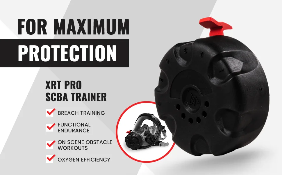 TRAININGMASK Firefighter XRT PRO 2.0 - Resistance Training Regulator Insert, Resistance Respirator Insert for Mask with Breathing Resistance, for Scott AV-2000 / AV-3000 SCBA XRT Pro 2.0 Trainer Pack of 1 - Increasing breathing capacity during workouts is like lifting weights for your breathing muscles