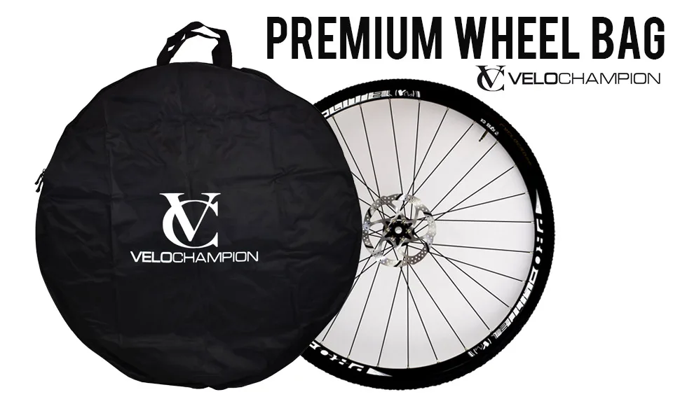 VeloChampion Waterproof Bicycle Wheel Bag with Easy Grip Handle Long Zip. Lightweight and Easy to Transport 700c wheel bag (2pack) - product information 4
