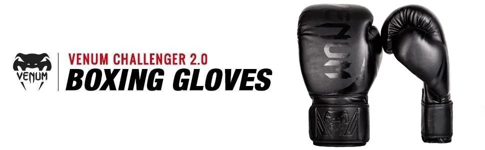 Venum Challenger 2.0 Boxing Gloves Black/Black 14 oz - product information 1